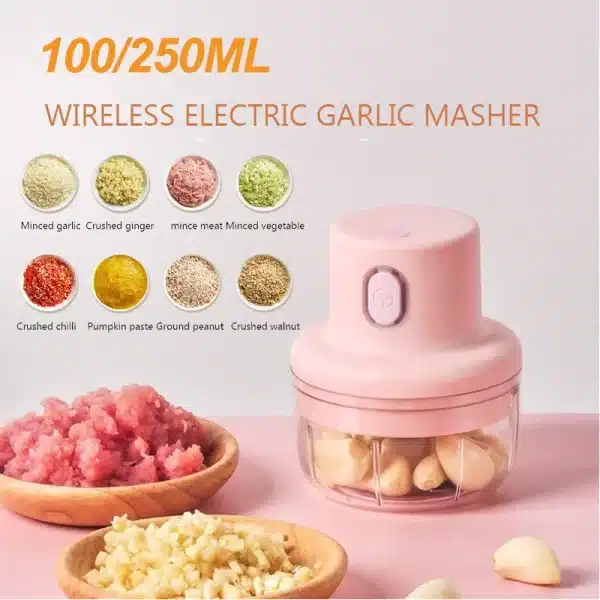 USB Wireless Electric Garlic Masher