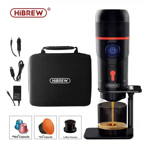 HiBREW Portable Coffee Machine for Car & Home