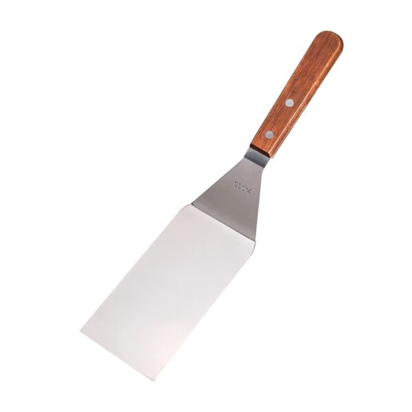 Stainless Steel Spatula with Wooden Handle - Image 2