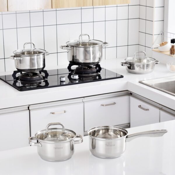 9-Piece Stainless Steel Cookware Set - Image 6