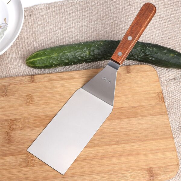 Stainless Steel Spatula with Wooden Handle