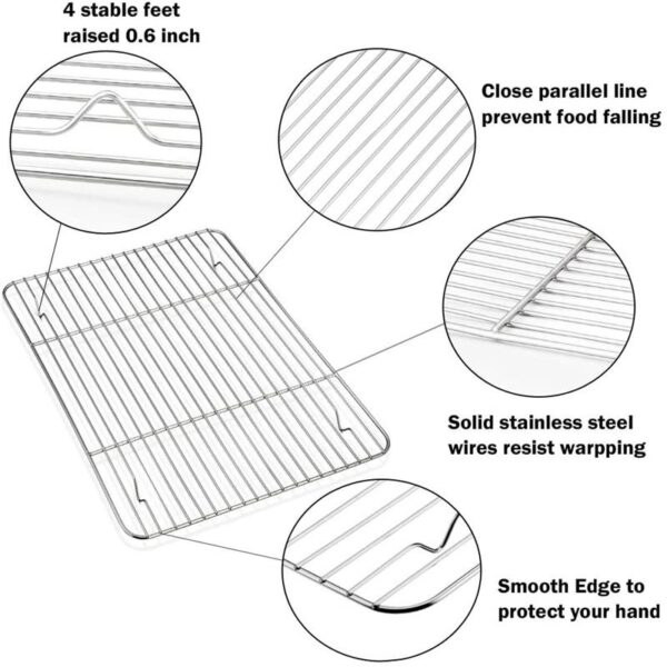 Stainless Steel Baking Tray - Image 4