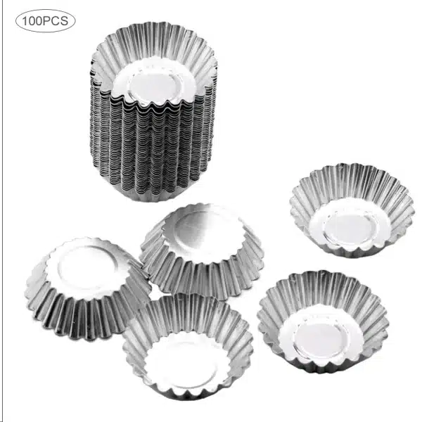 5/10/20pcs Egg Tart Molds Stainless Steel