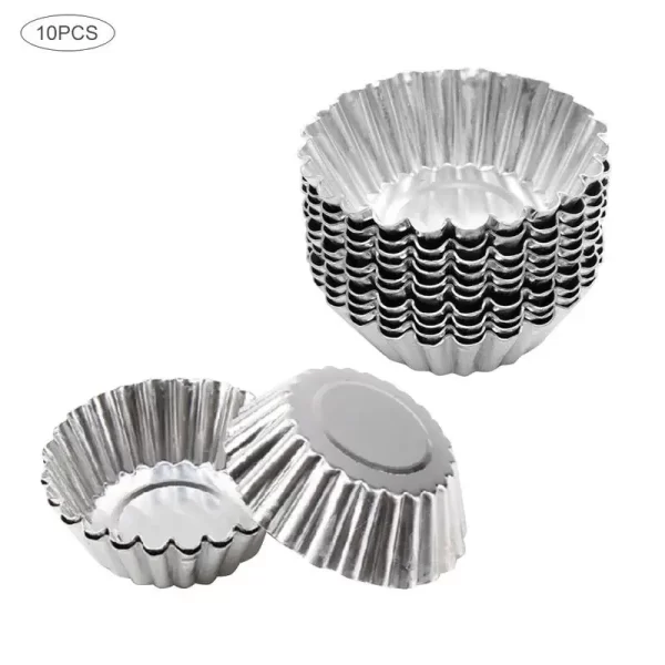 5/10/20pcs Egg Tart Molds Stainless Steel - Image 5