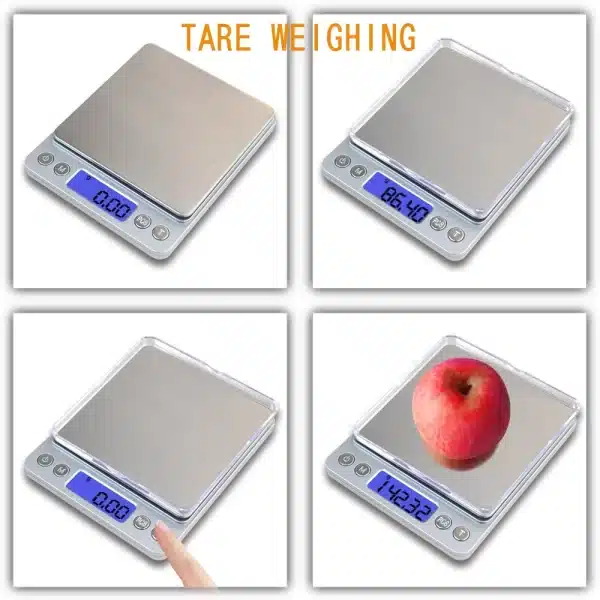 Portable Digital Kitchen Scales 500g 3kg - Image 4