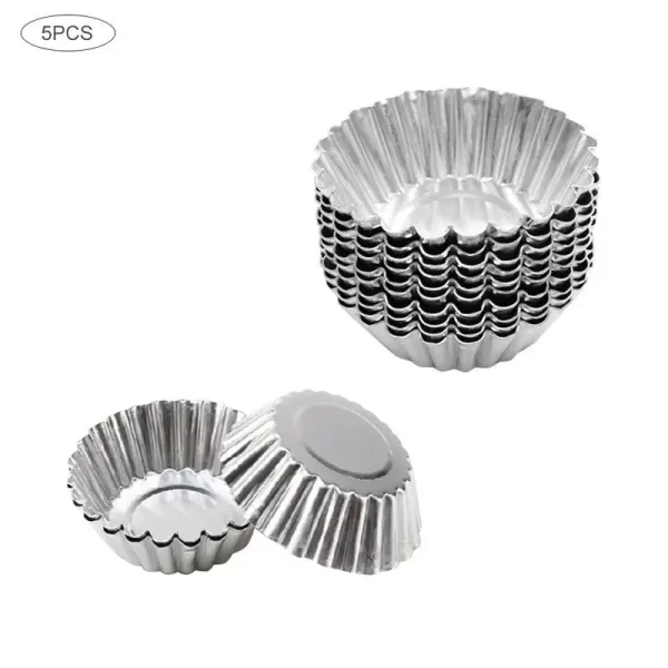 5/10/20pcs Egg Tart Molds Stainless Steel - Image 9