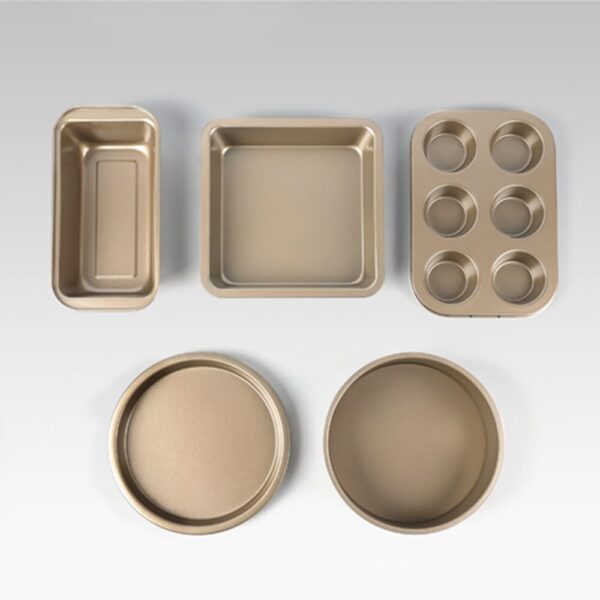 5pcs Carbon Steel Bakeware Set - Image 2