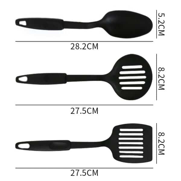 Black 6pcs/set Kitchen Utensils Set - Image 6