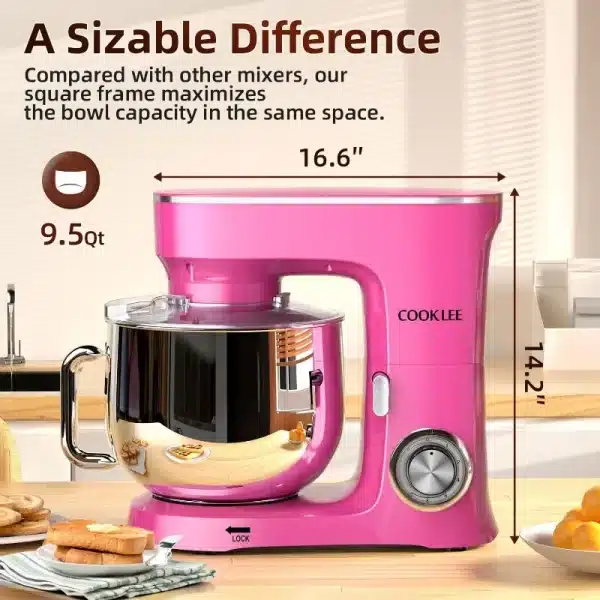 COOKLEE Stand Mixer, 9.5 Qt. - Image 3