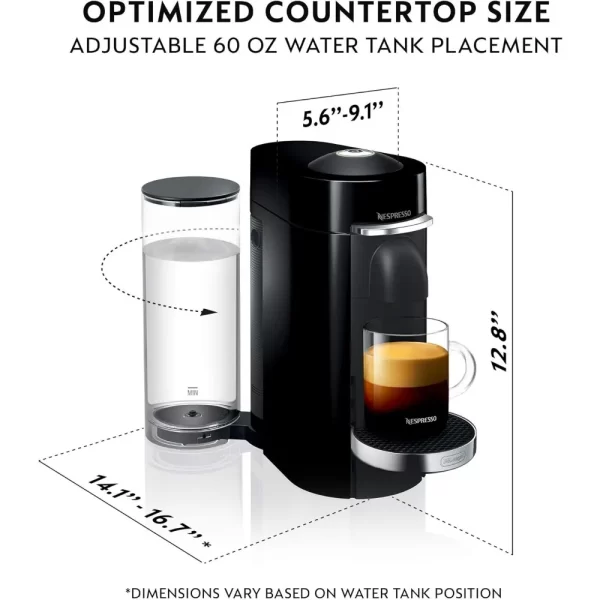 Nespresso Deluxe Coffee and Espresso Machine - Image 3