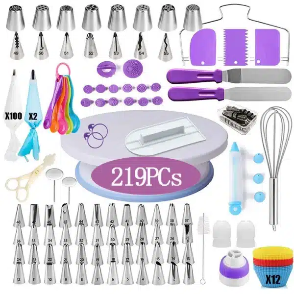 Cake Decorating Set 219PCs