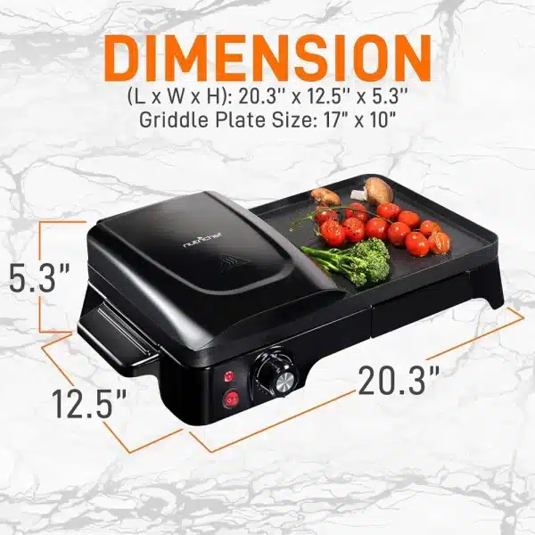 NutriChef Electric Griddle - Image 5