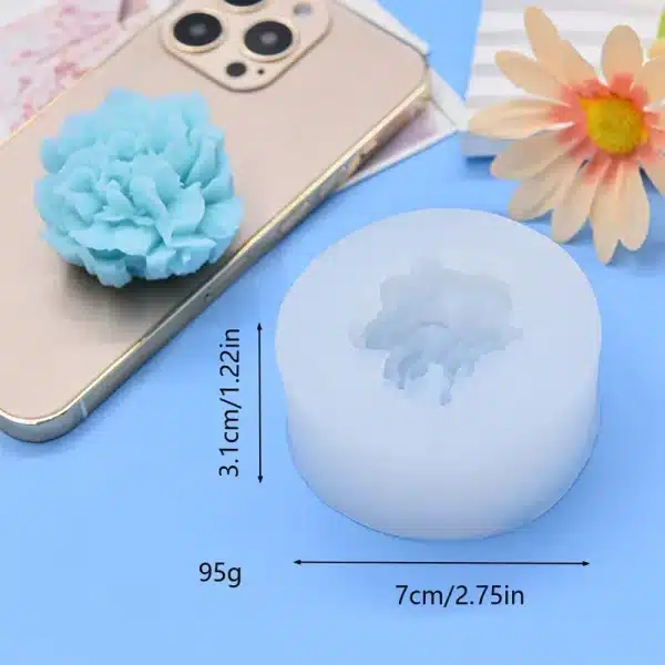 Frangipani, Carnation Flower Mold Silicone Fondant Chocolate Making - Image 8