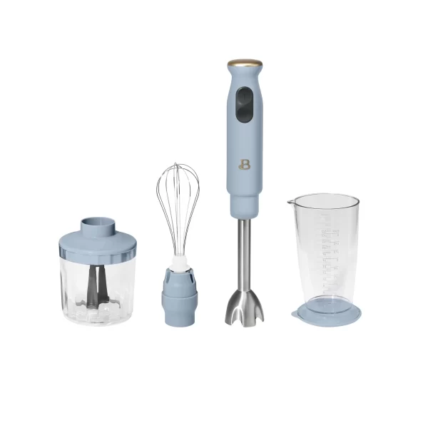 Beautiful 2-Speed Immersion Blender with Chopper & Measuring Cup by Drew Barrymore - Image 2