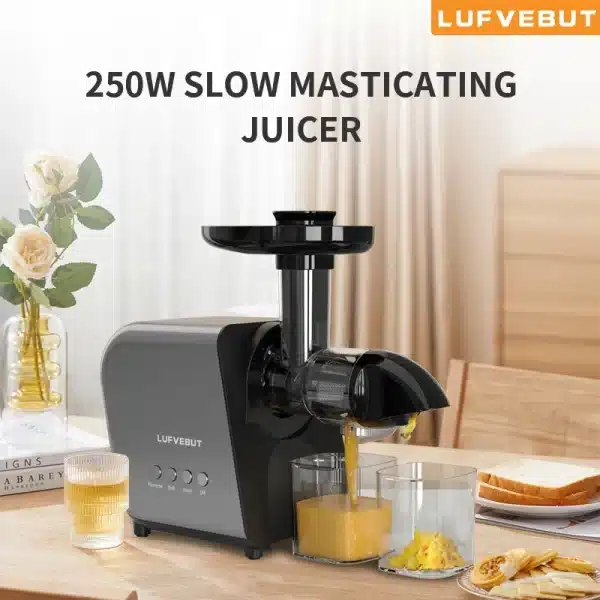 Lufvebut Slow Masticating Juicer Cold Press Extractor - Image 2