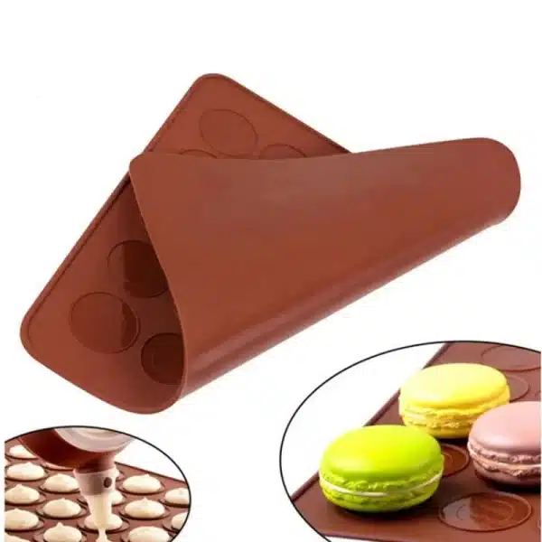 48/30 Holes Non-Stick Silicone Macaron Mold - Image 3