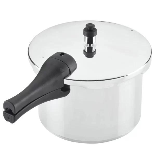 Aluminum Stovetop Pressure Cooker, 6 Quart, Safe, Durable, Easy To Clean, - Image 3