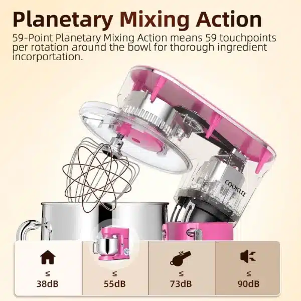 COOKLEE Stand Mixer, 9.5 Qt. - Image 4