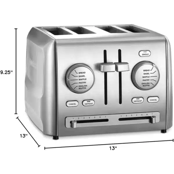 Cuisinart 4-Slice Toaster Stainless Steel Toaster - Image 5