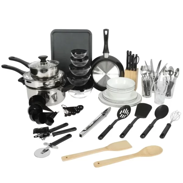 71-Piece Stainless Steel Cookware Combo Set