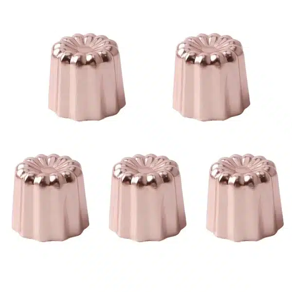 1/2/5PC Mini Canelé Mold Non-stick Aluminum Alloy Chocolate Pudding Jelly Dessert Molds - Image 7