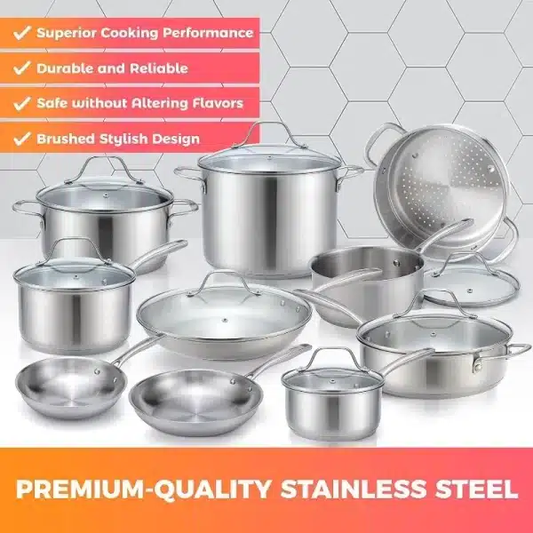 Mueller Pots and Pans 17-Piece or 11-Piece Set - Image 2