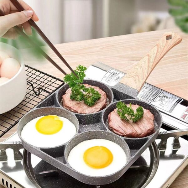 2/4 hole Non-Stick Frying Pan - Image 4