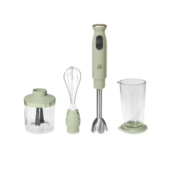 Beautiful 2-Speed Immersion Blender with Chopper & Measuring Cup by Drew Barrymore - Image 9