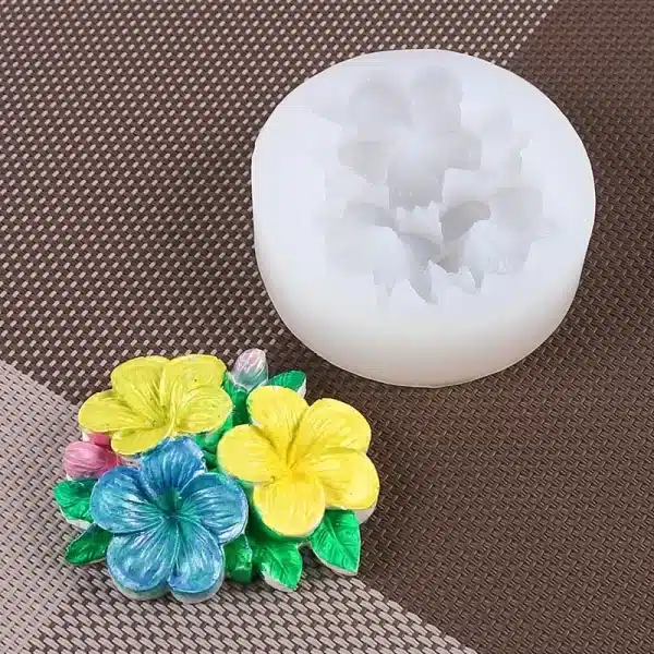 Frangipani, Carnation Flower Mold Silicone Fondant Chocolate Making - Image 5