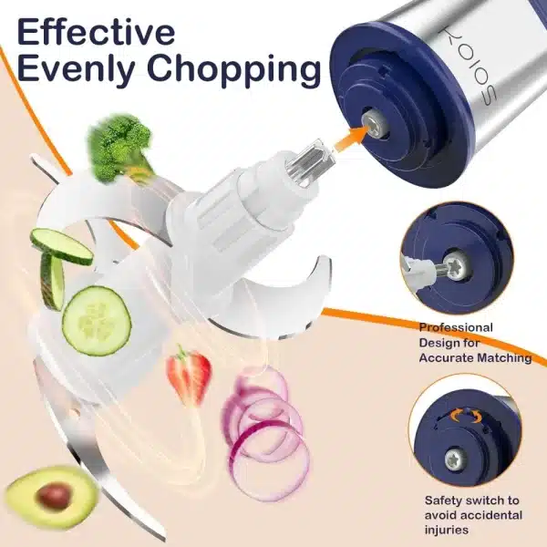 500W Powerful Electric Food Processor - Image 5