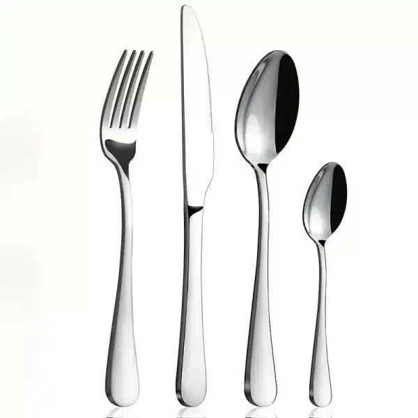 16pcs Stainless Steel Tableware Set