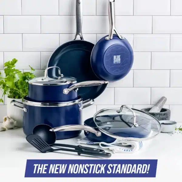 Blue Diamond 12-Piece Cookware Set - Image 2