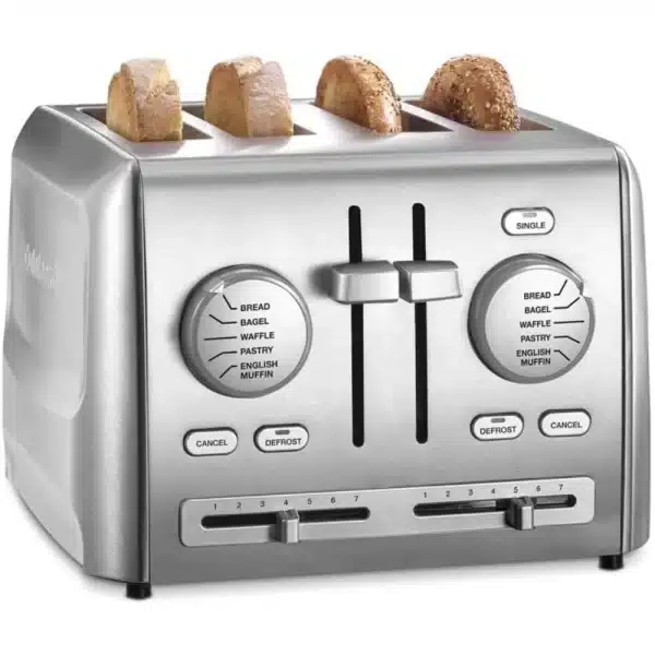 Cuisinart 4-Slice Toaster Stainless Steel Toaster