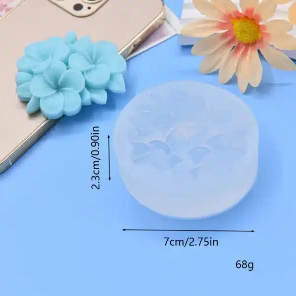 Frangipani, Carnation Flower Mold Silicone Fondant Chocolate Making - Image 7