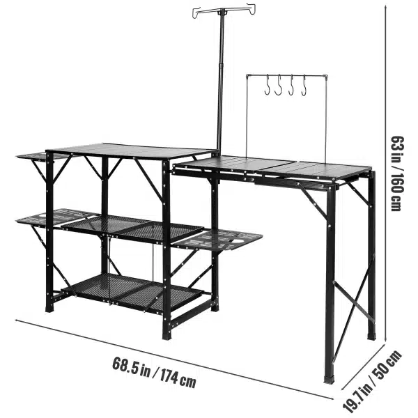 VEVOR Camping Kitchen Table with Sink - Image 7