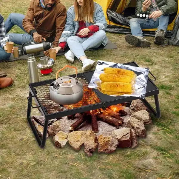 Portable Folding Campfire Grill