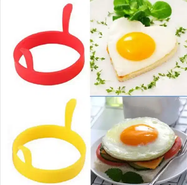 Round Silicone Egg & Pancake Shape Mold  Silicone - Image 3