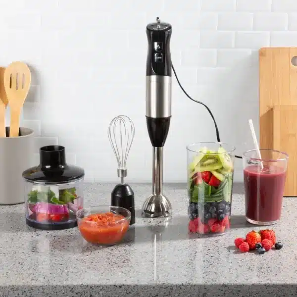 Immersion Blender 4-In-1 6 Speed Hand Mixer Classic Cuisine