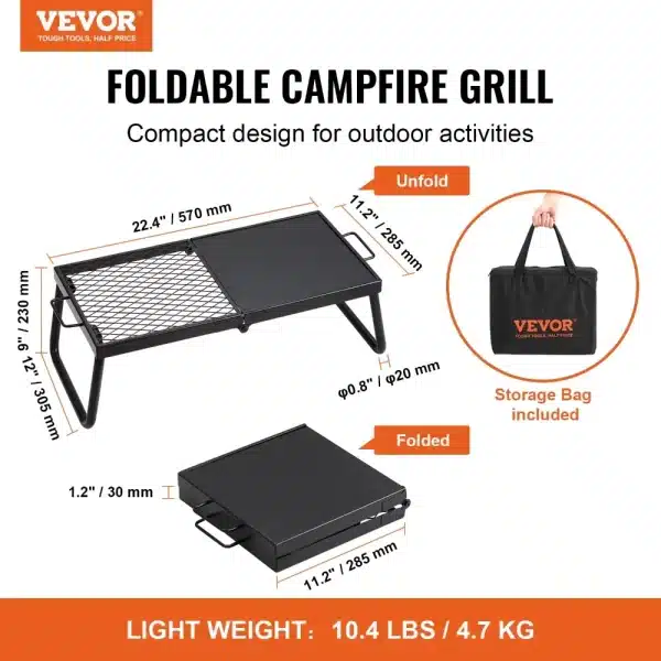 Portable Folding Campfire Grill - Image 2