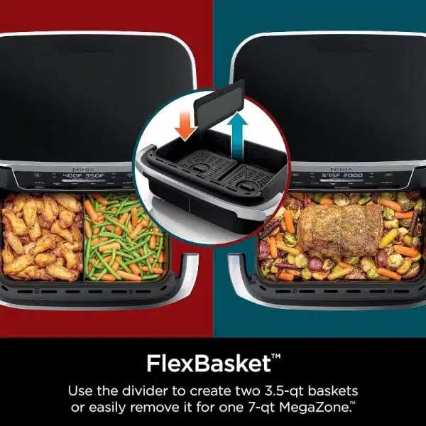 Ninja Foodi 6-in-1 DualZone FlexBasket Air Fryer - Image 2