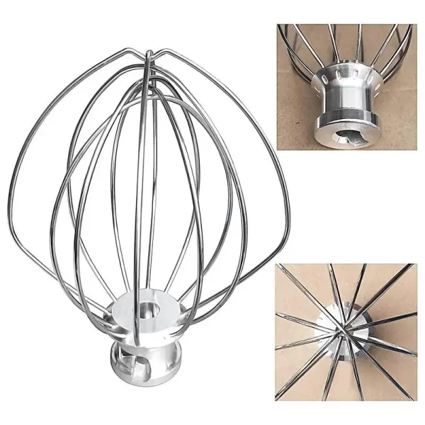 Stainless Steel Balloon Wire Whip Mixer Attachment for Kitchenaid - Image 4