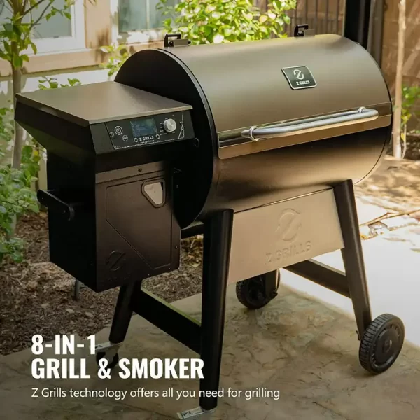 697 sq. in. Pellet Grill & Smoker Bronze - Image 3