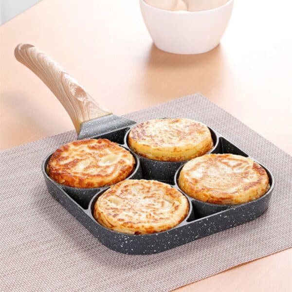 2/4 hole Non-Stick Frying Pan - Image 3