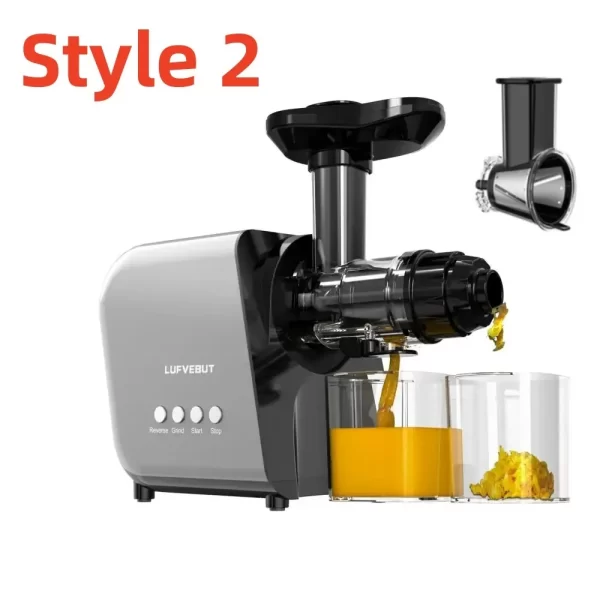 Lufvebut Slow Masticating Juicer Cold Press Extractor - Image 7