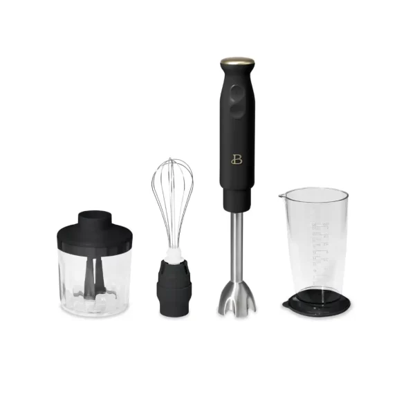 Beautiful 2-Speed Immersion Blender with Chopper & Measuring Cup by Drew Barrymore - Image 7