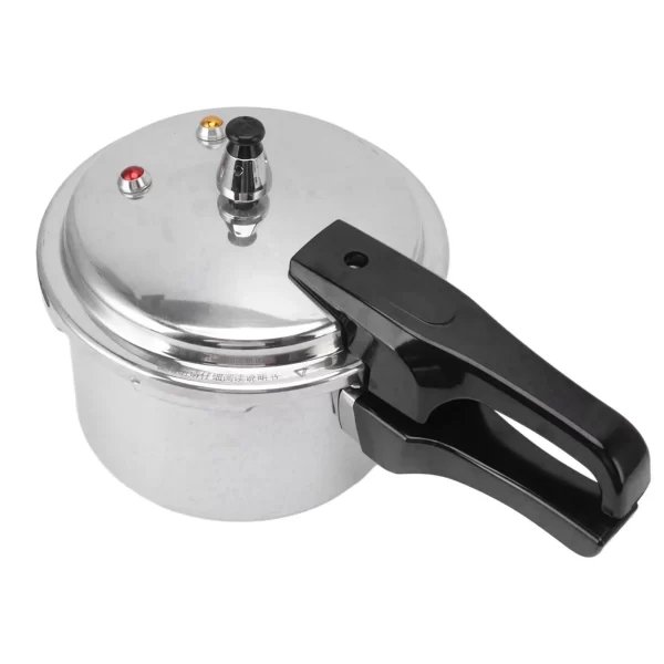 3 Liter Aluminium Alloy Pressure Cooker 18cm Bottom 3L Mini Pressure Cooker for Gas Stove 3L Aluminium Alloy Pressure Cooker - Image 4