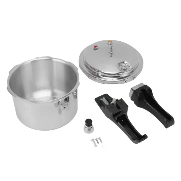 3 Liter Aluminium Alloy Pressure Cooker 18cm Bottom 3L Mini Pressure Cooker for Gas Stove 3L Aluminium Alloy Pressure Cooker - Image 7