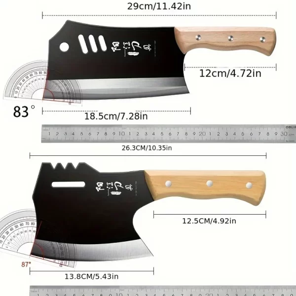 High carbon steel manual forging knife - Image 6