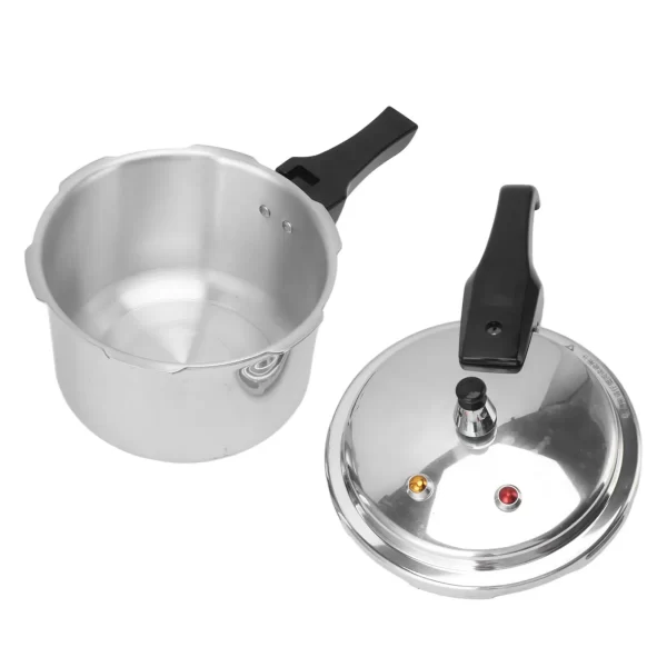 3 Liter Aluminium Alloy Pressure Cooker 18cm Bottom 3L Mini Pressure Cooker for Gas Stove 3L Aluminium Alloy Pressure Cooker - Image 6