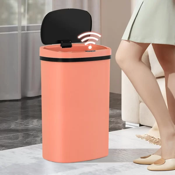 13-Gallon Kitchen Trash Can 50l Garbage Can Automatic Touch Free Garbage Bin Motion Sensor Trash Can with Lid Waste Bin - Image 10